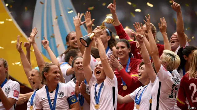 امریکہ خواتین کا عالمی کپ تین مرتبہ جیتنے والا پہلا ملک بن گیا ہے