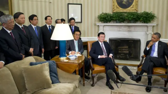 Ngày 25/7/2013, sau cuộc gặp giữa Tổng thống Barack Obama và Chủ tịch Trương Tấn Sang, Hoa Kỳ và Việt Nam ra tuyên bố chung về quan hệ "đối tác toàn diện".