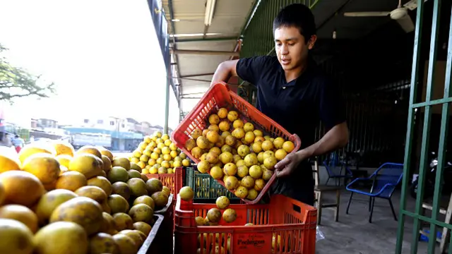 Vendedor de naranjas