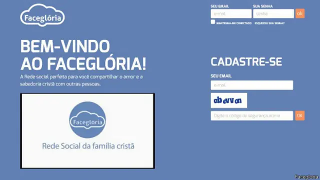 Страница "Фейсглория"