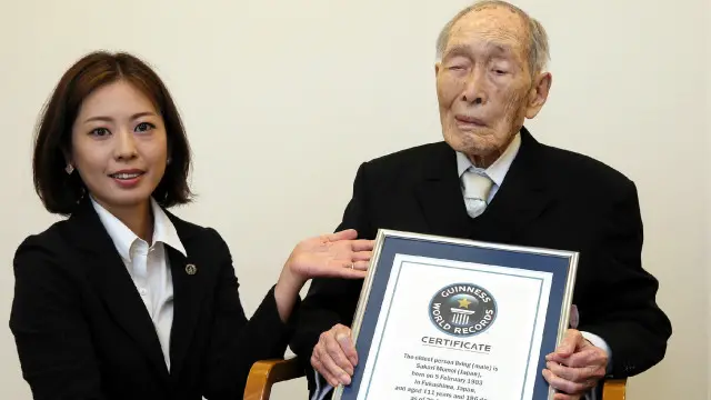 Momoi diakui sebagai pria tertua di dunia Agustus lalu