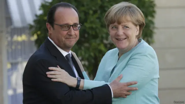 Angela Merkel, Francois Hollande