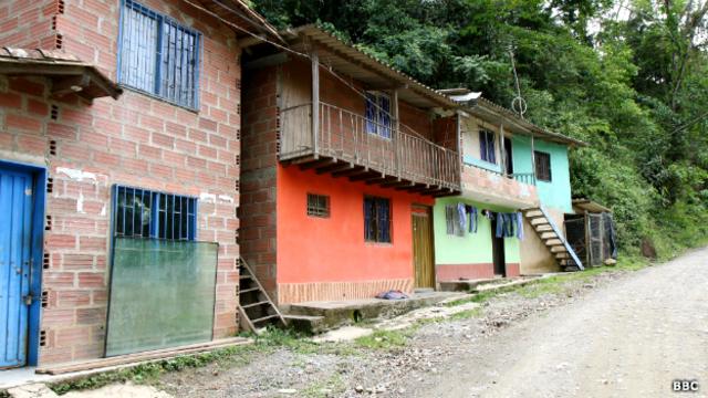 Vereda en el departamento de Antioquia