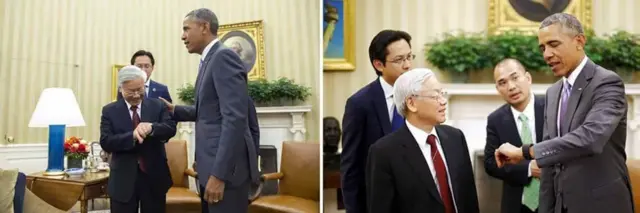 Ông Obama đã đón TBT Nguyễn Phú Trọng ở Hoa Kỳ tháng 7/2015