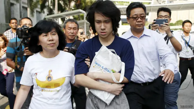 法院在上个月7月判他监禁四周,但由于刑期从6月2日还押日算起,因此当庭获释。