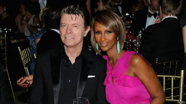 Второй женой музыканта стала сомалийская супермодель Иман