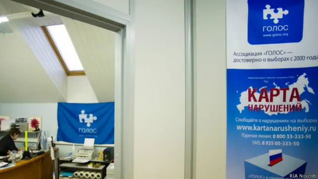 Национальный демократический институт в числе прочих поддерживает российское общественное движение в защиту прав избирателей "Голос"