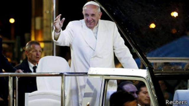 El papa Francisco en Bolivia