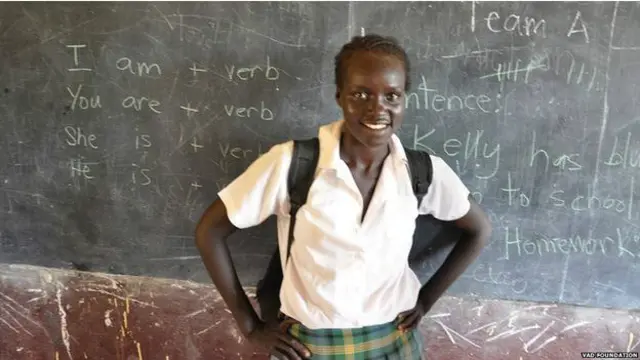 Valentino Deng meyakini pendidikan akan mengubah negaranya.