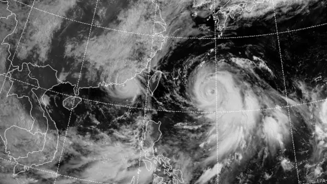台灣受到蓮花颱風的影響較小，但緊接而來中度颱風「燦鴻」（台灣稱「昌鴻」）來勢洶洶