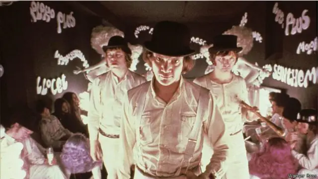 Imagen de "La naranja mecánica"