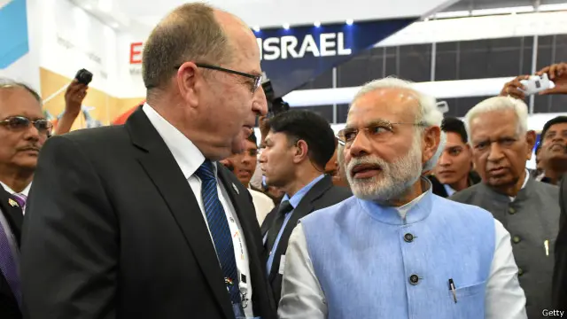 بھارت میں نریندر مودی کی قیادت میں نئی حکومت کے قیام کے بعد بھارت اسرائیل کے بہت قریب آیا ہے