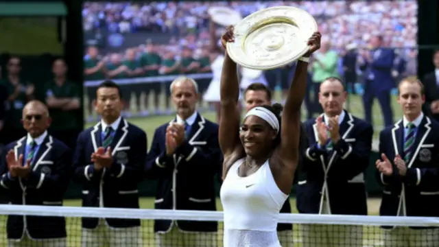 小威赢得温网女单冠军