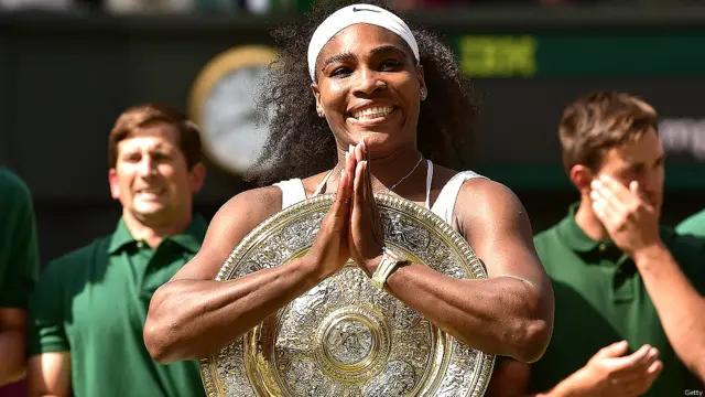 جیت کے بعد سرینا نے کہا کہ ’اختتام کے قریب یقیناً دباؤ تھا کیونکہ گاربین نے کھیل کا اچھا آغاز کیا اور مجھے میدان میں رہنے کے لیے خاصی محنت کرنا پڑی