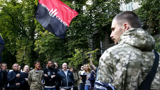 Сторонники "Правого сектора"