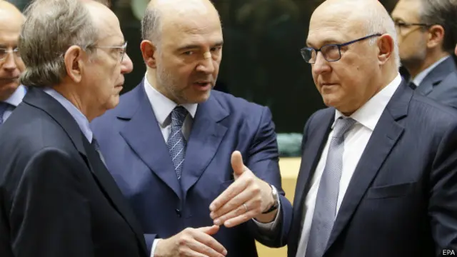 Bộ trưởng tài chính các nước eurozone họp ở Brussels