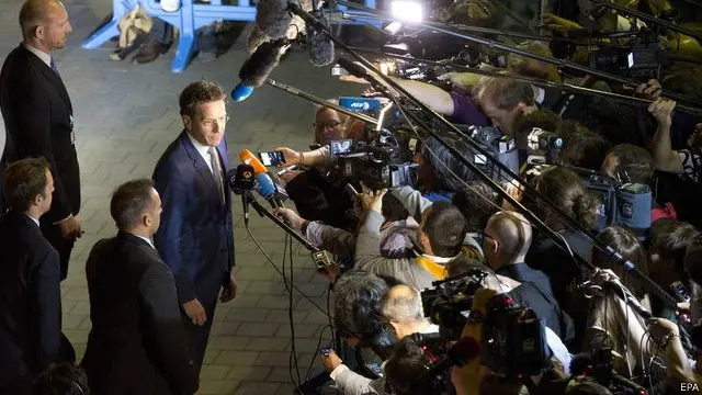 欧元集团主席，荷兰财政部长杰洛·戴松布伦形容谈判“非常艰难”。