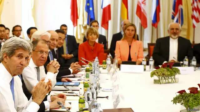 اجتمع وزراء خارجية القوى العالمية الستة وإيران في فيينا الاثنين الماضي قبل الاتفاق على موعد نهائي جديد للمفاوضات. 