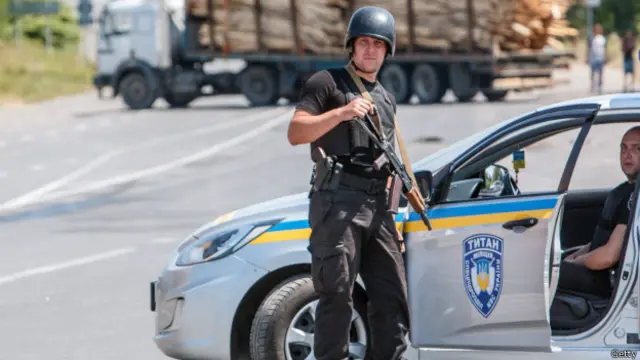 В Мукачево стянуты подразделения специального назначения Национальной гвардии Украины