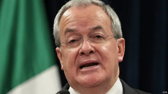 El comisionado Nacional de Seguridad, Monte Alejandro Rubid