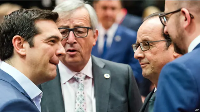 التقى تسيبراس بالمستشارة الألمانية والرئيس الفرنسي ورئيس الاتحاد الاوروبي