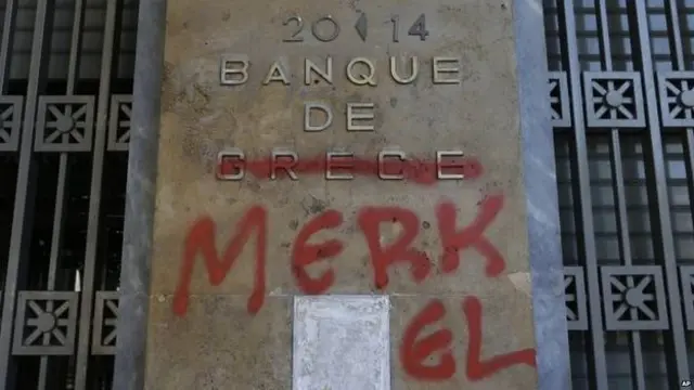 El gobierno alemán es muy impopular en Grecia.