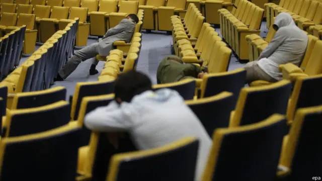 Periodistas en la cumbre