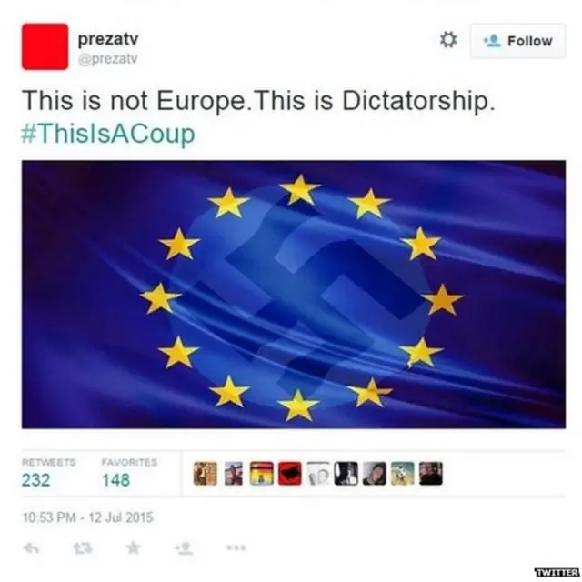 "Esto no es una democracia, es una dictadura", opina este internauta.