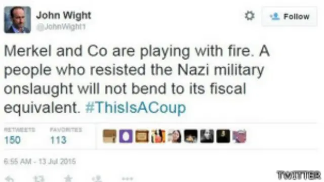 Las comparaciones con el periodo nazi eran recurrentes.