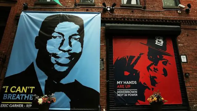 Фраза Гарнера "я не могу дышать", произнесенная им во время задержания, стала слоганом на многочисленных акциях протеста