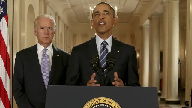 در پی اعلام این توافق، باراک اوباما رئیس جمهوری آمریکا در یک پیام تلویزیونی گفت که اوباما: من هر اقدام کنگره را که بخواهد جلوی اجرای موفقیت آمیز این توافق را بگیرد وتو خواهم کرد.