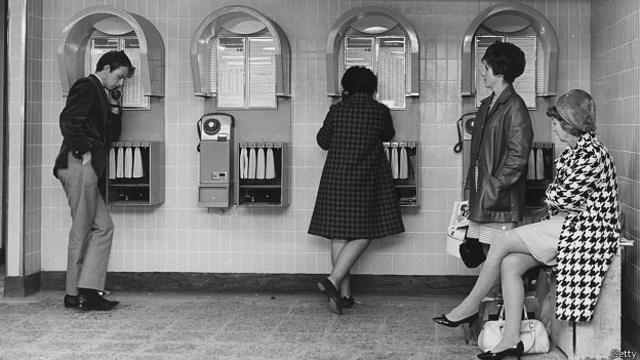 Станция лондонского метро ы 1968 году