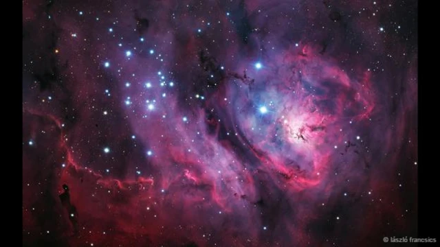 करीब 5000 प्रकाश वर्ष दूर स्थित आकाश गंगा लैगून नेबूला. ये फ़ोटो लास्ज़लो फ्रांसिस की है.
