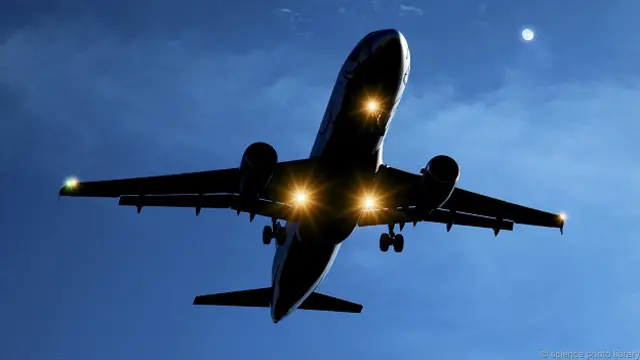 Взлетающий самолет