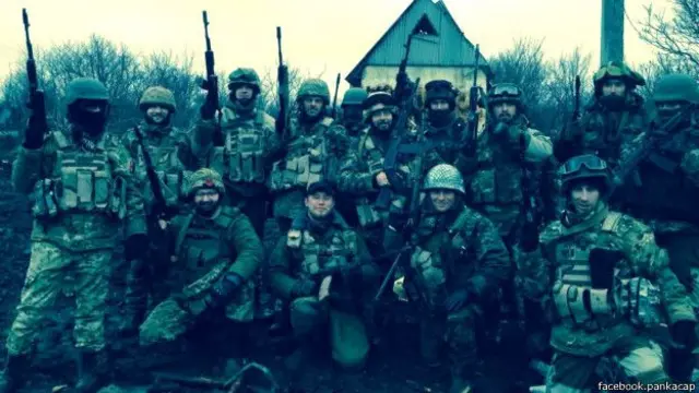 Бойцы батальона "Правого сектора"