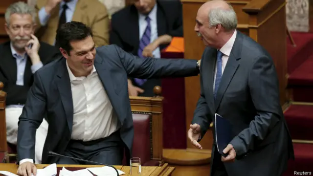 یونان کی پارلیمان میں پیش کی جانے والی قرار داد کے حق میں 229 مخالفت میں 64 ووٹ ڈالے گئے جبکہ چھ ارکان نے ووٹنگ میں حصہ نہیں لیا