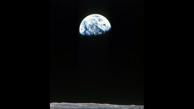 Tierra, vista desde la Luna NASA/ap