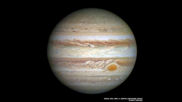 Júpiter. NASA, ESA, y A. Simon