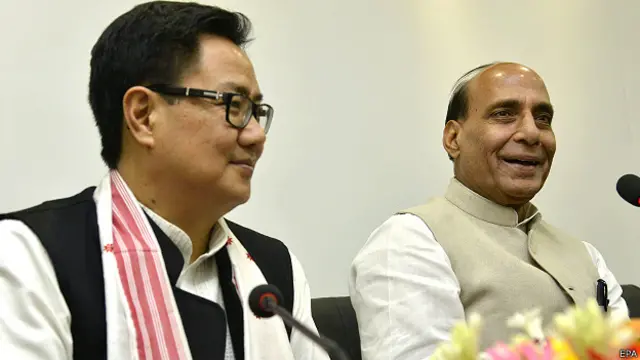 پٹھان کوٹ میں ایک ایئر بیس پر شدت پسند حملے پر وزیر داخلہ راج ناتھ سنگھ اور وزیر مملکت کرن ریجیجو کے بیانات آئے ہیں