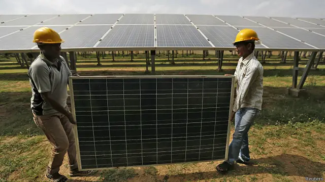 солнечные батареи в Индии