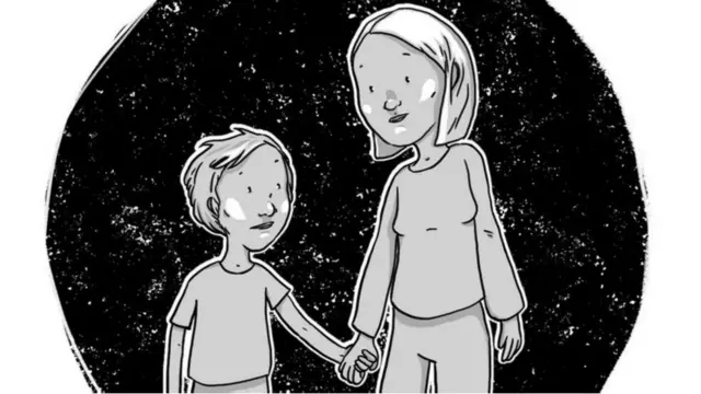 Ilustración sobre enfermedad de Huntington