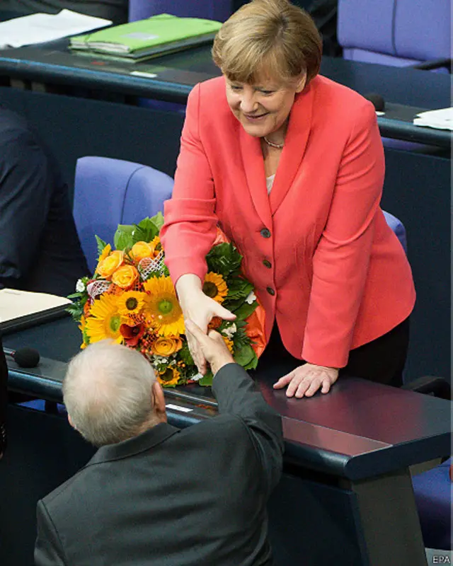 Angela Merkel y Wolfgang Schaeuble
