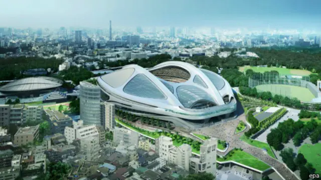 东京奥运会主会场设计由于形似乌龟或头盔遭人诟病
