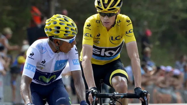 Nairo Quitana, Chris Froome
