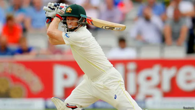 کرس روجرز نے ٹیسٹ کرکٹ میں ایک اور نصف سنچری مکمل کی