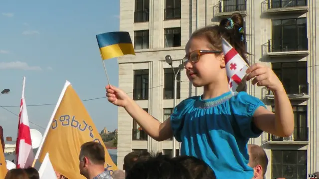 Акция против "советизации" Грузии