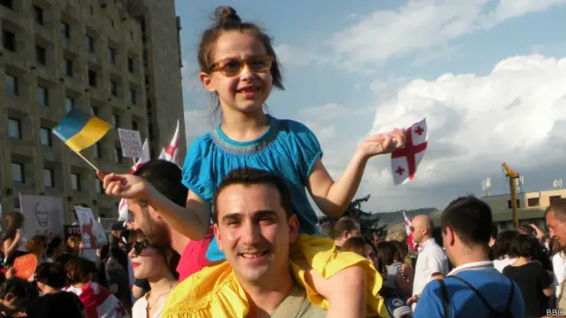 Акция протеста в Тбилиси