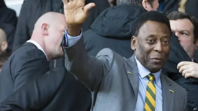 पेले, ब्राज़ील के फ़ुटबॉल खिलाड़ी