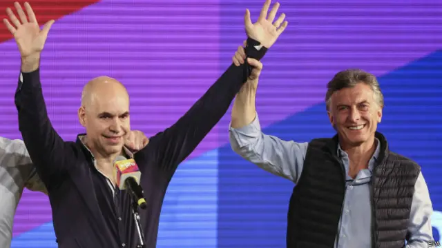 Rodríguez y Macri