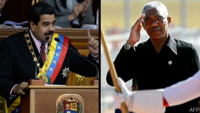 Nicolás Maduro y David Granger